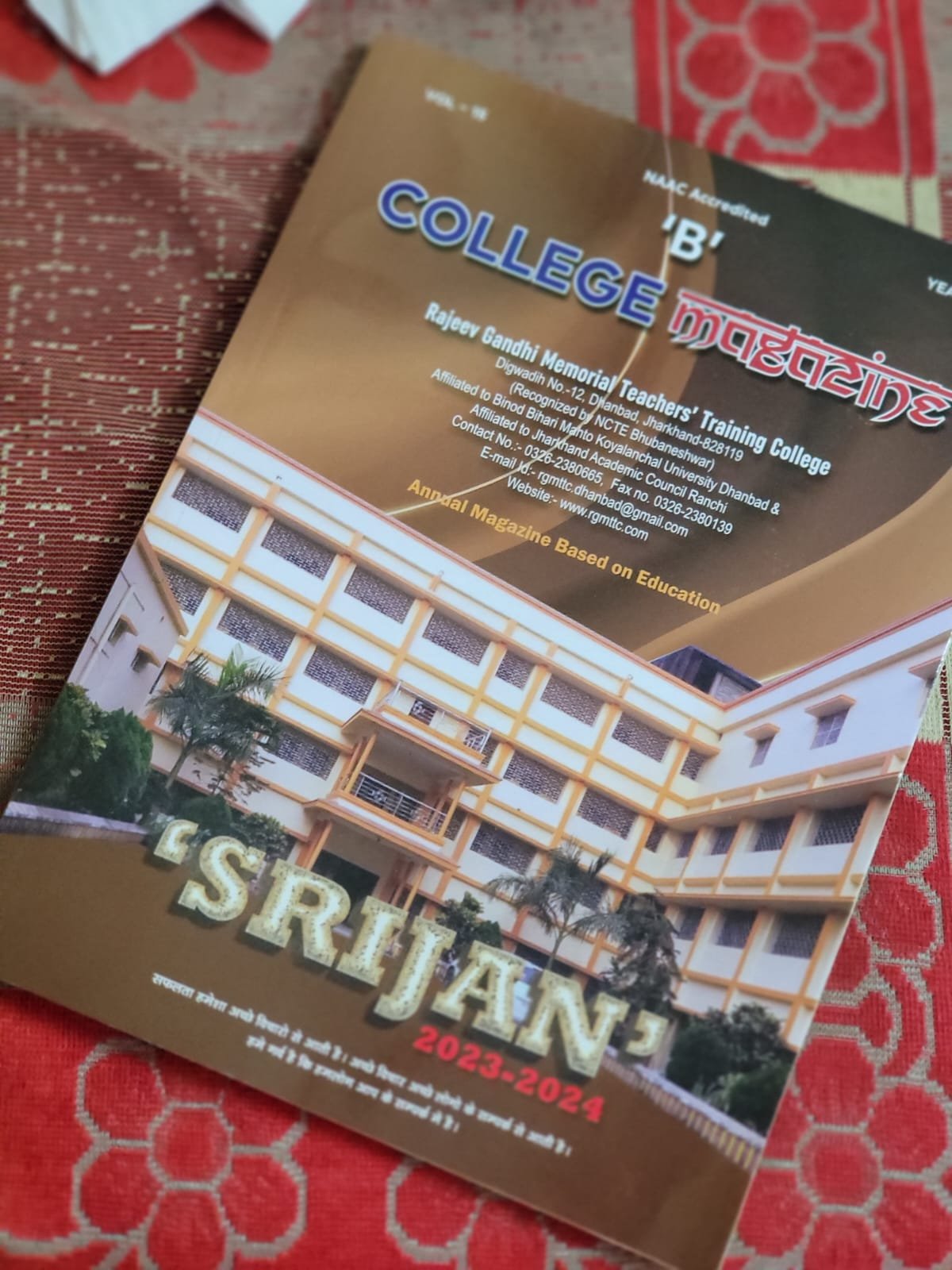 Unveiling our Annual Magazine \"SRIJAN\"
