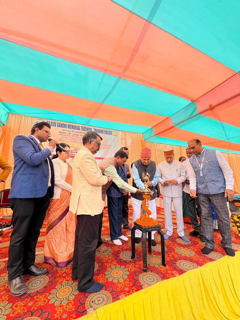 \"Orientation cum Welcome Programme\" with Puja and Hawan of M.Ed., B.Ed. & D.El.Ed. 2025-27 Session